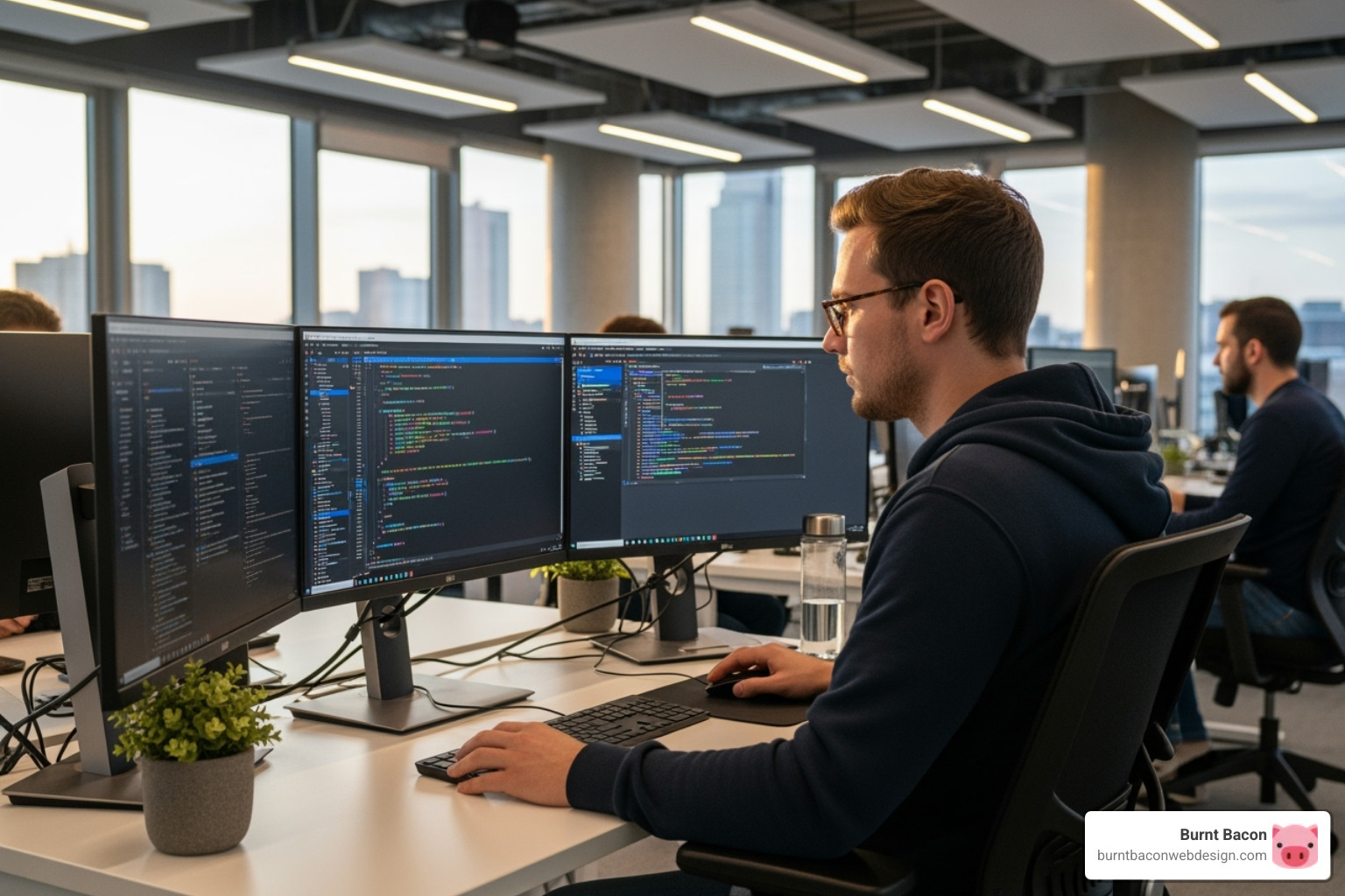 developer working on a complex code integration for a Shopify Plus store - hire shopify plus developers developer working on a complex code integration for a Shopify Plus store - hire shopify plus developers