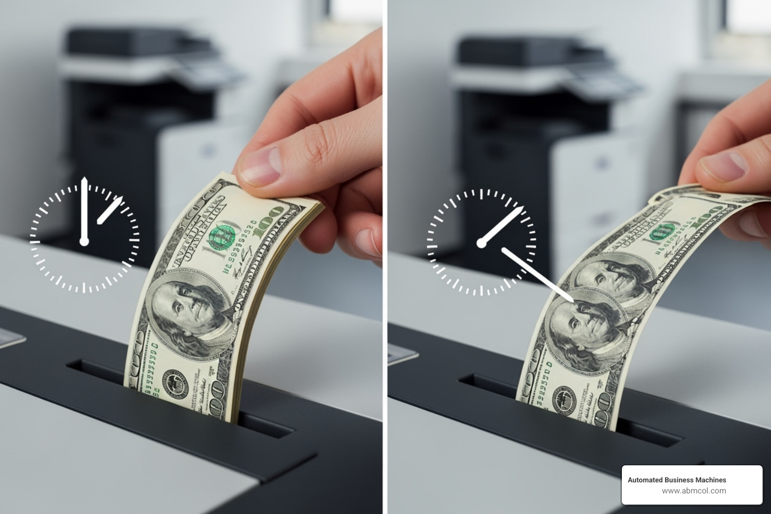 Image illustrating different lease term lengths and their effect on monthly payments - long term copier leasing