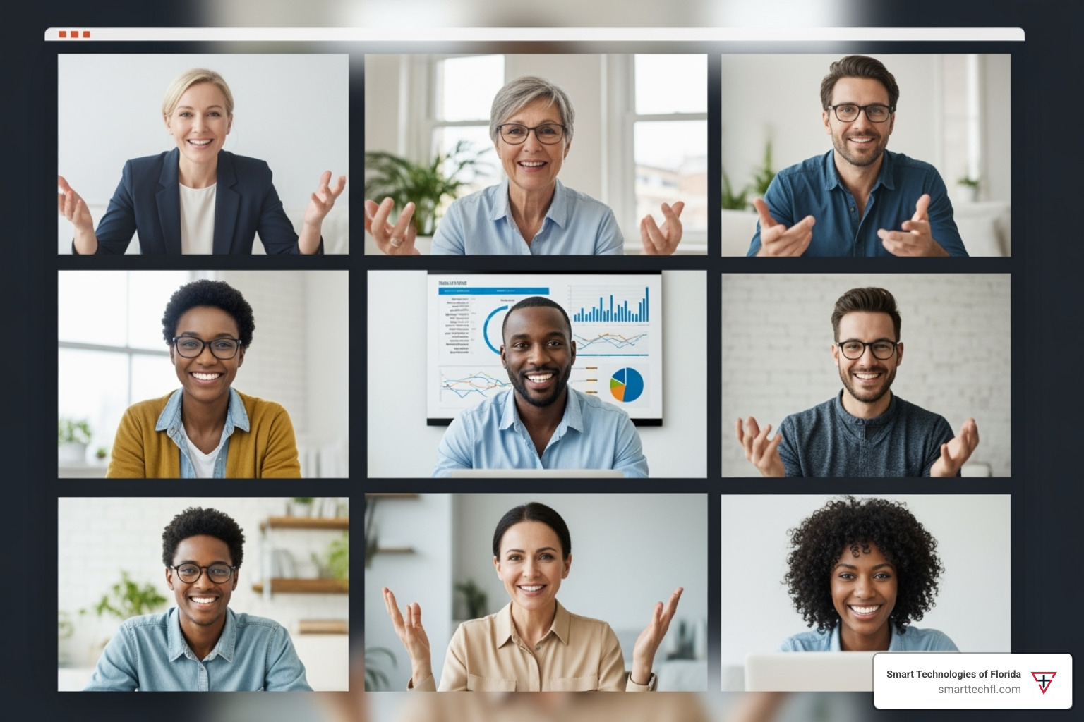 of a globally connected team collaborating on project - technology and business communication