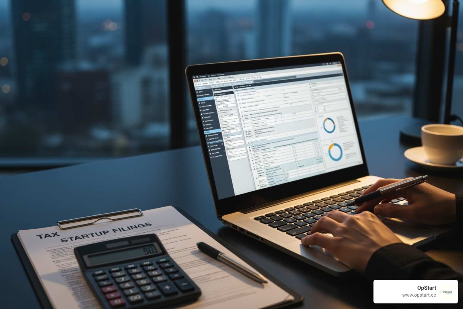 A detailed checklist on a clipboard with a pen - startup tax filing