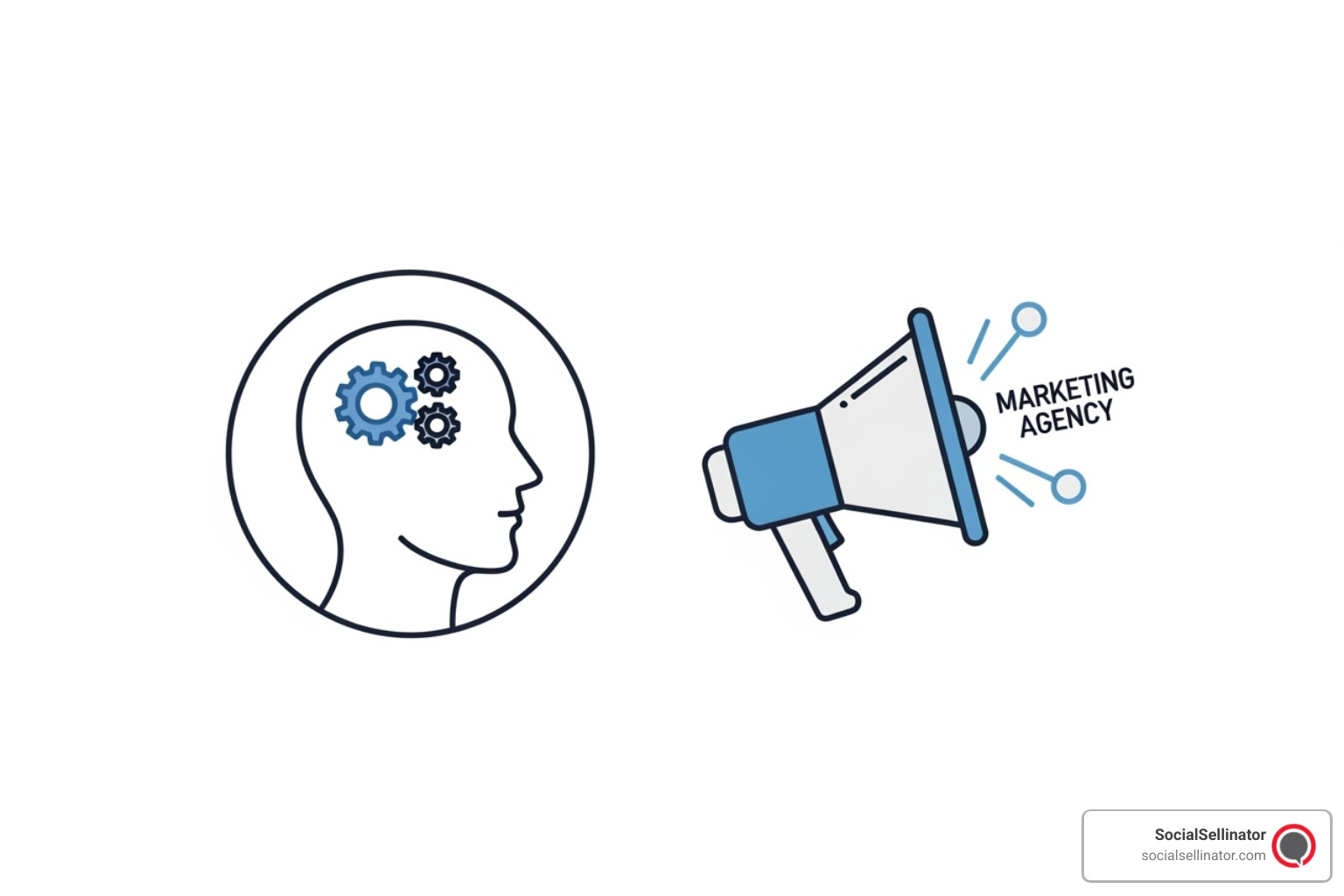 icons of consultant and agency - marketing strategy consulting