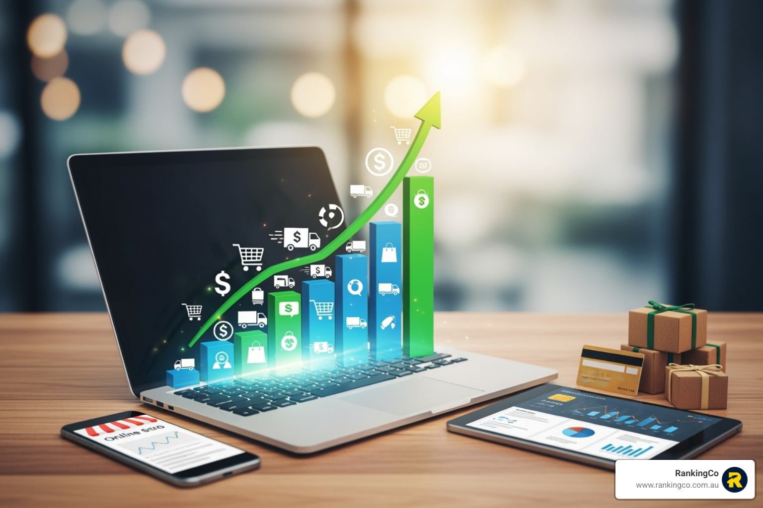 showing psychological triggers such as scarcity timers and social proof notifications on a website - Grow online sales