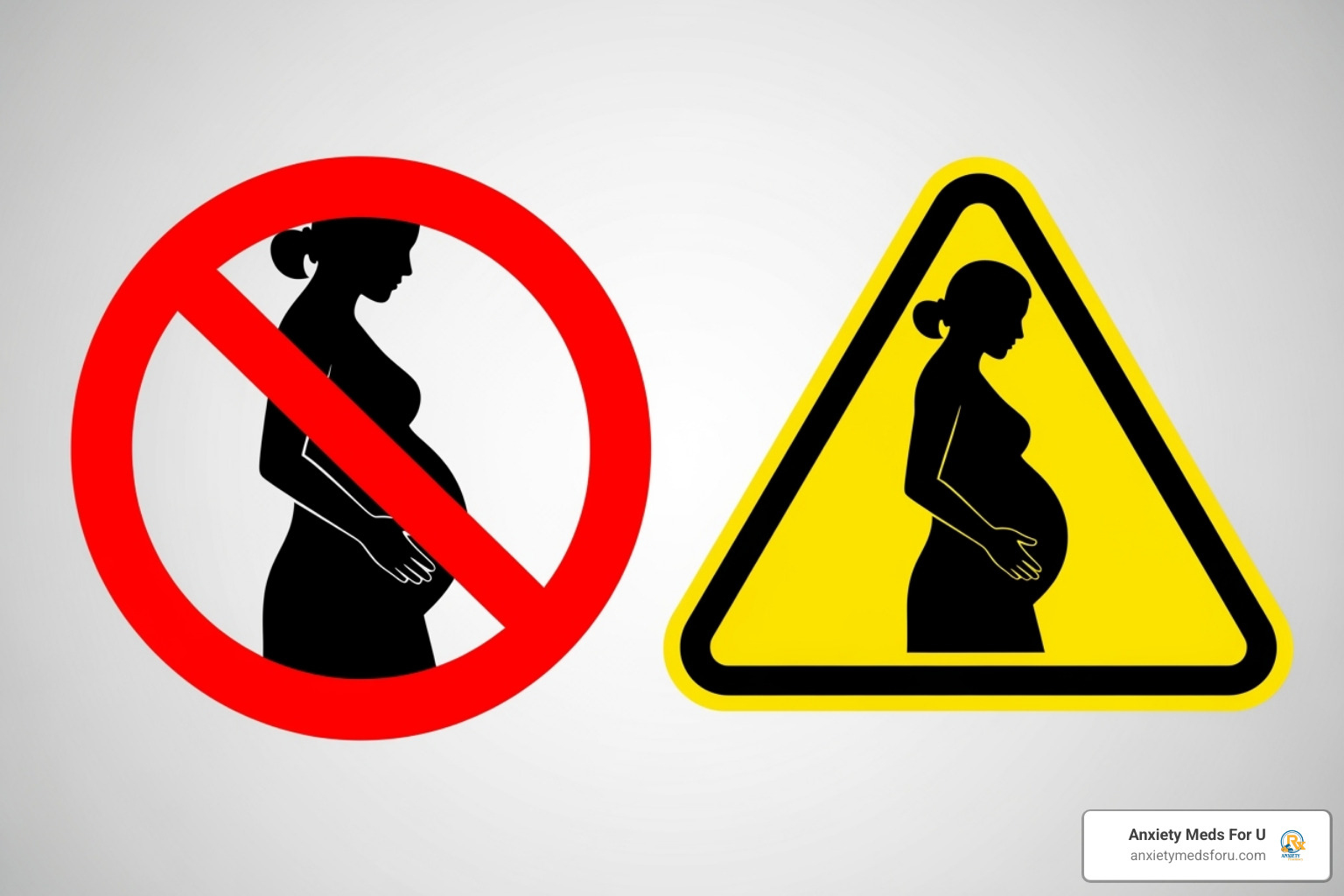 warning symbol for pregnancy - diazepam used for