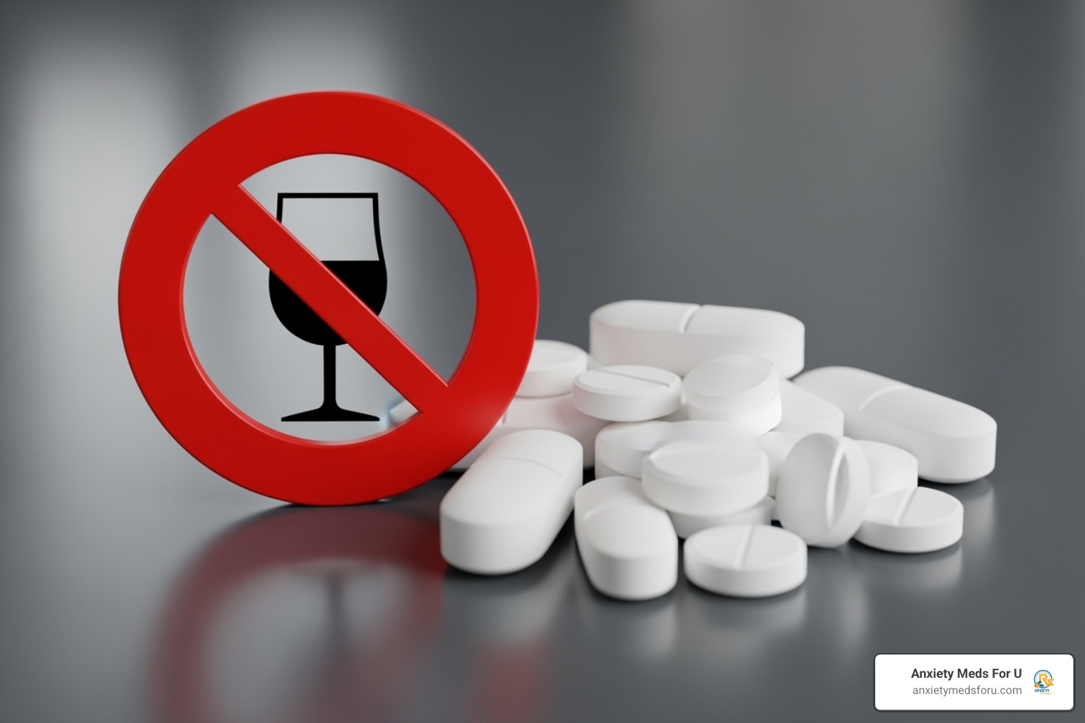 A "no alcohol" symbol next to medication pills - does diazepam make you sleepy