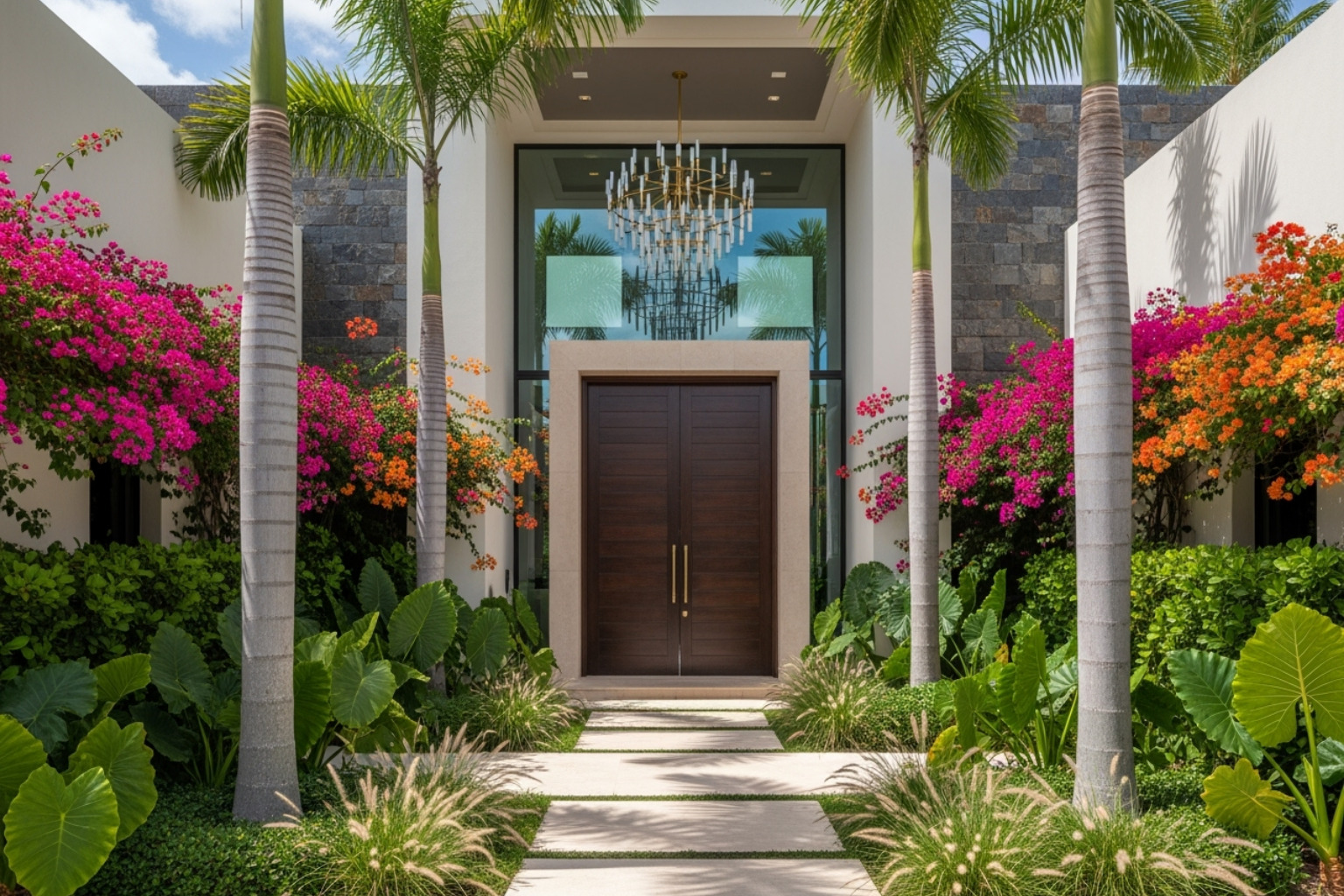 Casa Amor villa entrance - love island usa