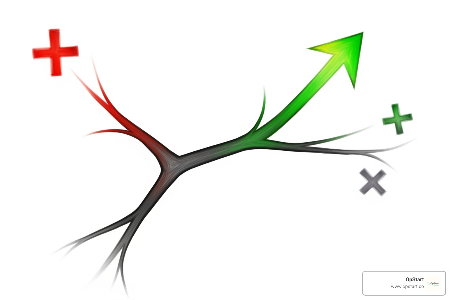 decision tree for interpreting positive vs. negative cash flow signs - cash flow analysis decision tree for interpreting positive vs. negative cash flow signs - cash flow analysis