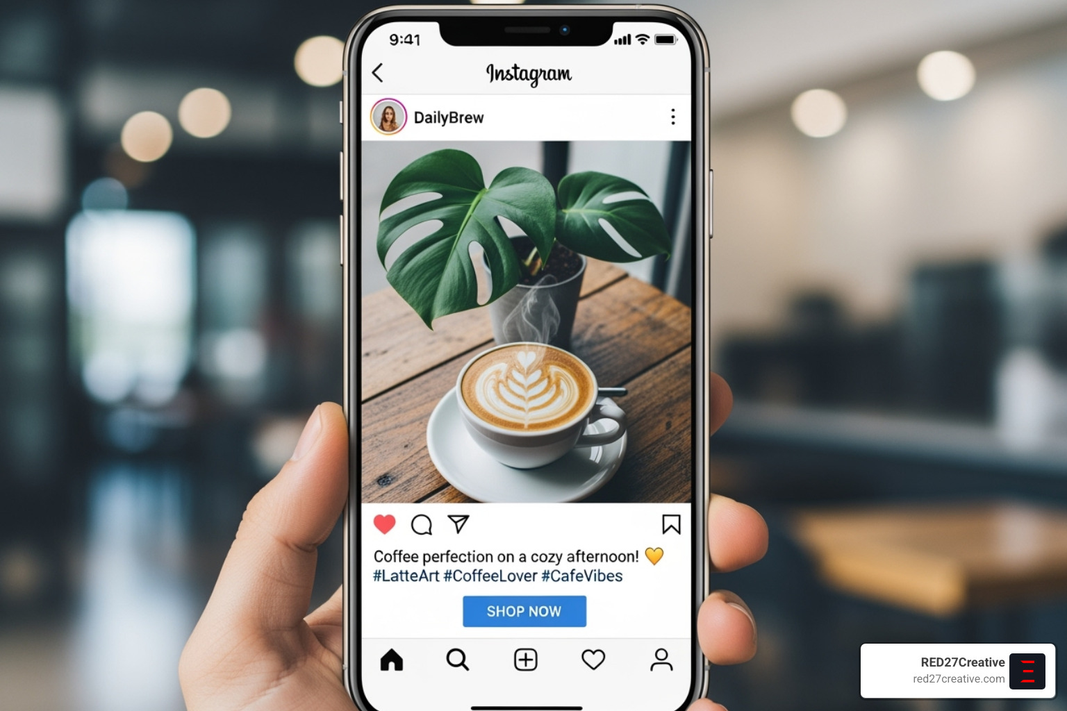 A well-structured Instagram post with highlighted elements including a high-quality image, a concise caption with emojis, relevant hashtags, and a clear call-to-action button. - Custom social media content A well-structured Instagram post with highlighted elements including a high-quality image, a concise caption with emojis, relevant hashtags, and a clear call-to-action button. - Custom social media content