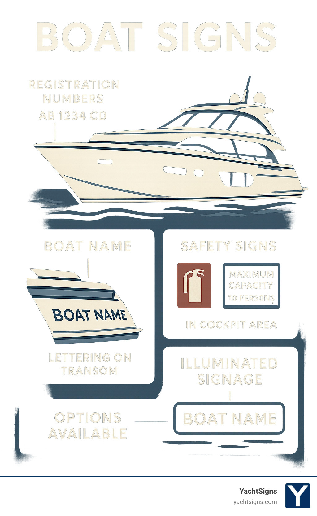 boat sign