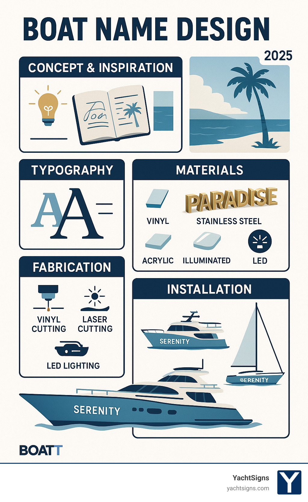 boat name design