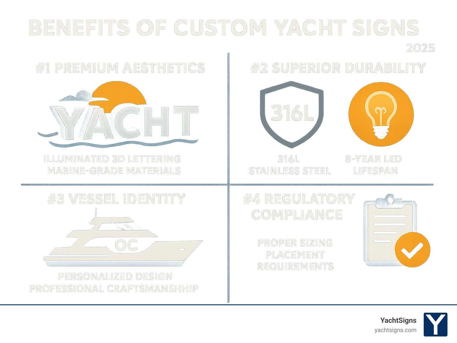 custom yacht signs