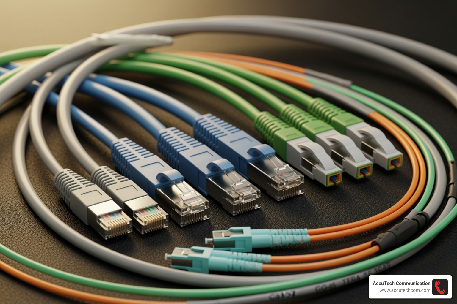 different network cable types - how many network cables in 2in flexible conduit