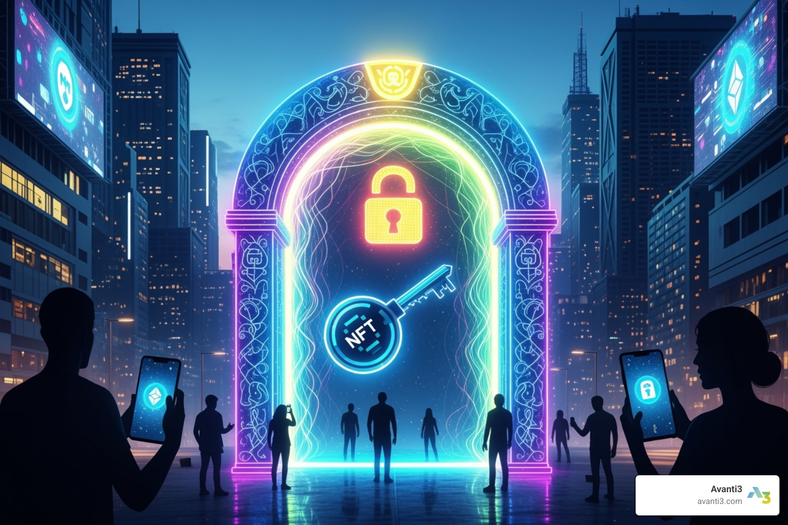 a token-gated Discord channel and a restricted webpage side-by-side - NFT based access a token-gated Discord channel and a restricted webpage side-by-side - NFT based access