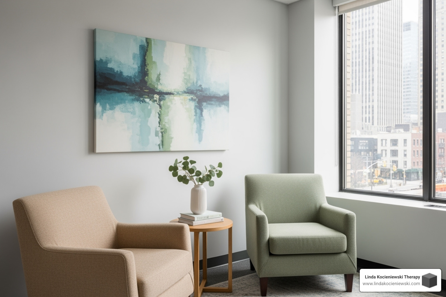 Therapy office NYC - EMDR therapy for adults