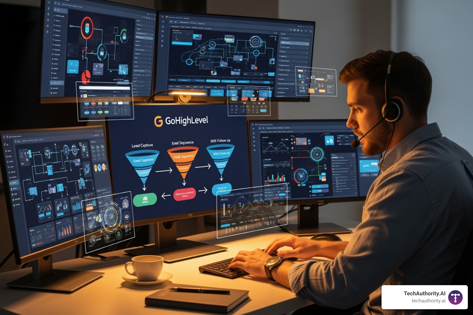 GoHighLevel visual workflow builder - go high level automation