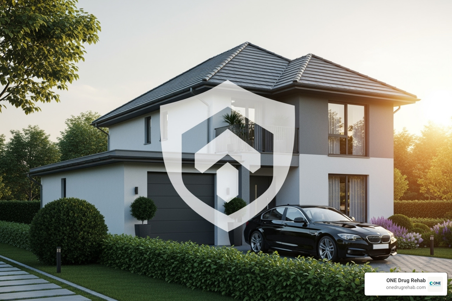 House and car with a shield icon over them - does insurance cover House and car with a shield icon over them - does insurance cover