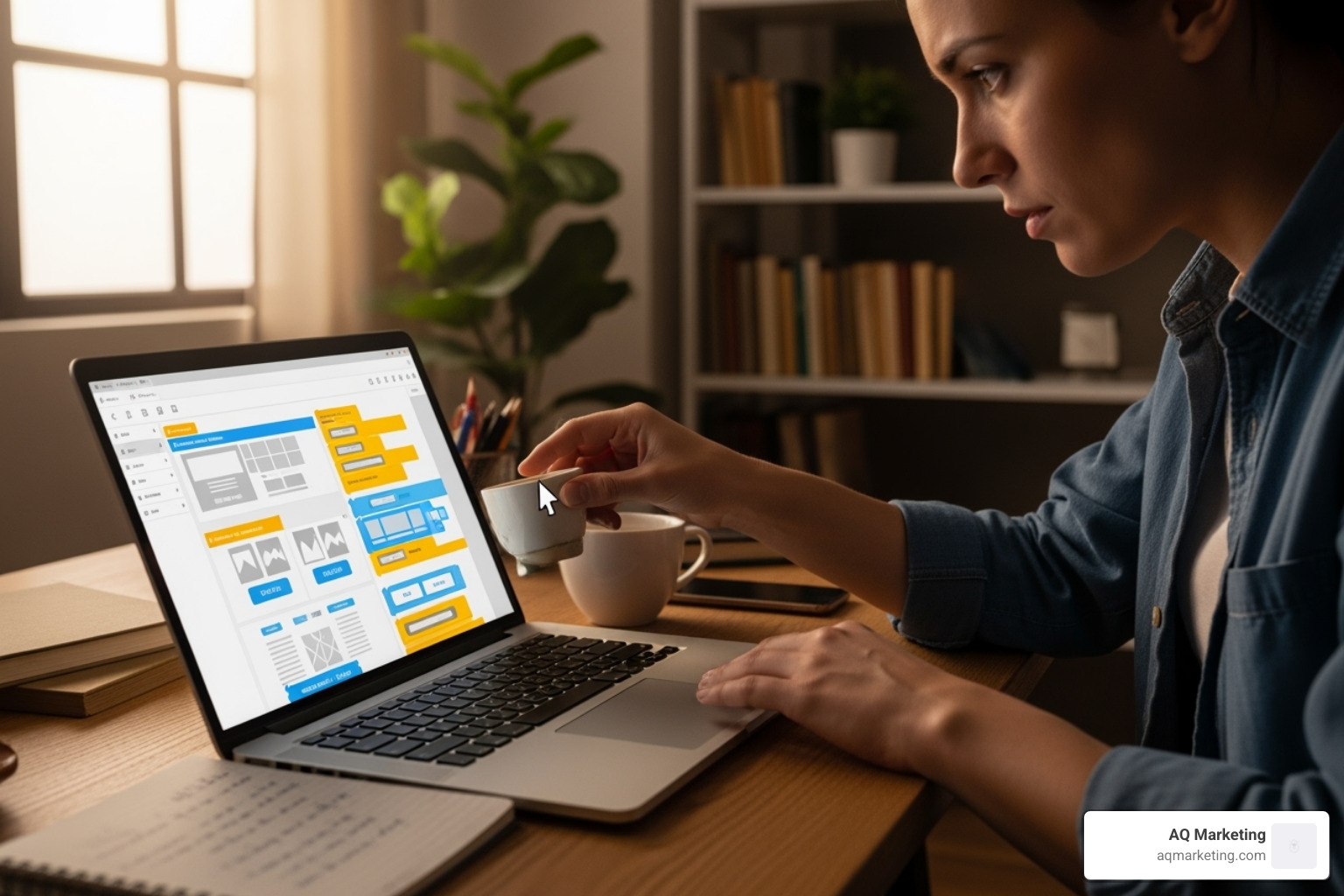person using drag-and-drop website builder - best local business websites person using drag-and-drop website builder - best local business websites