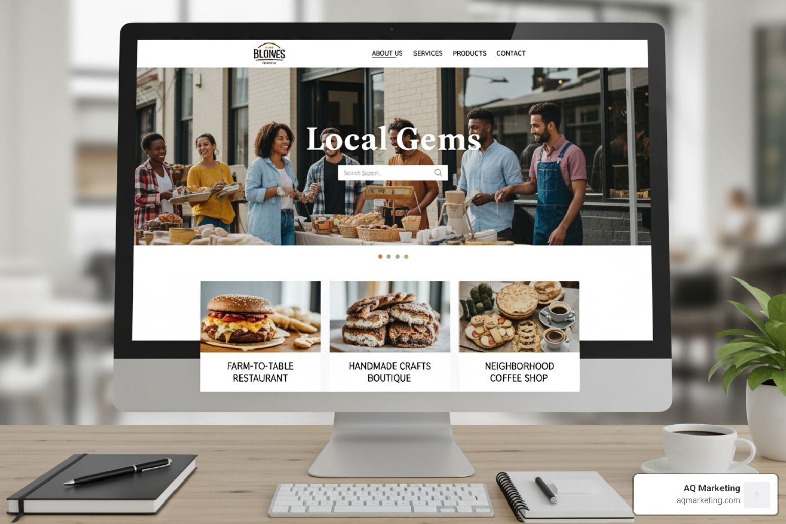 local business website on phone with clear contact information - best local business websites local business website on phone with clear contact information - best local business websites