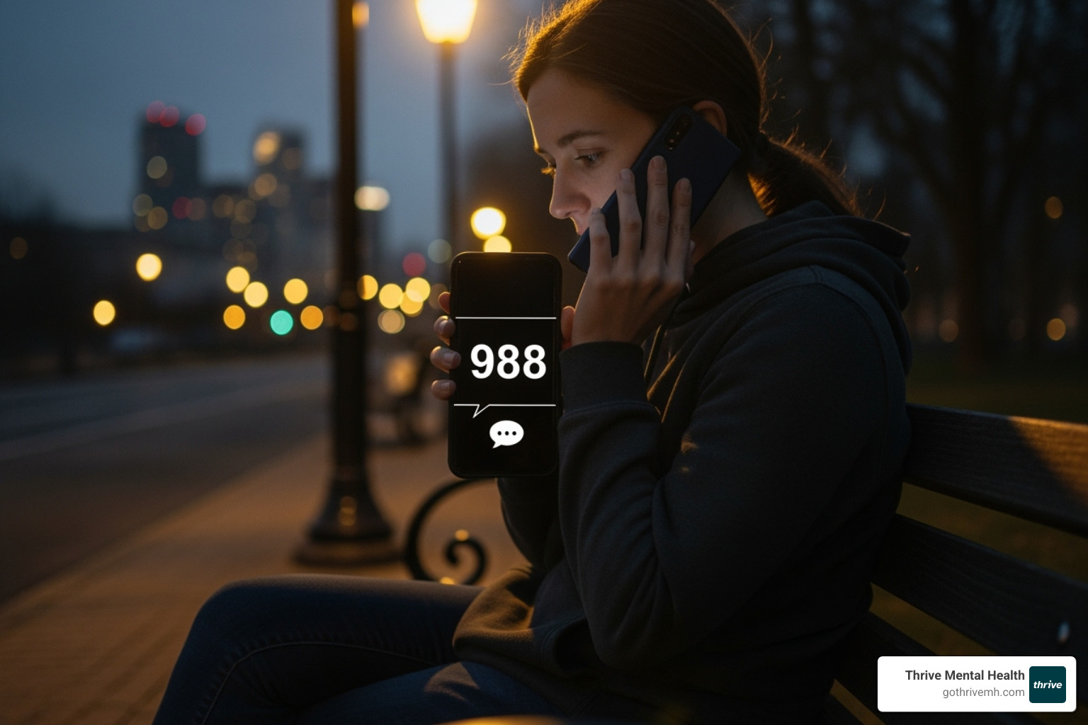 a laptop screen showing the 988 chat interface - 988 hotline