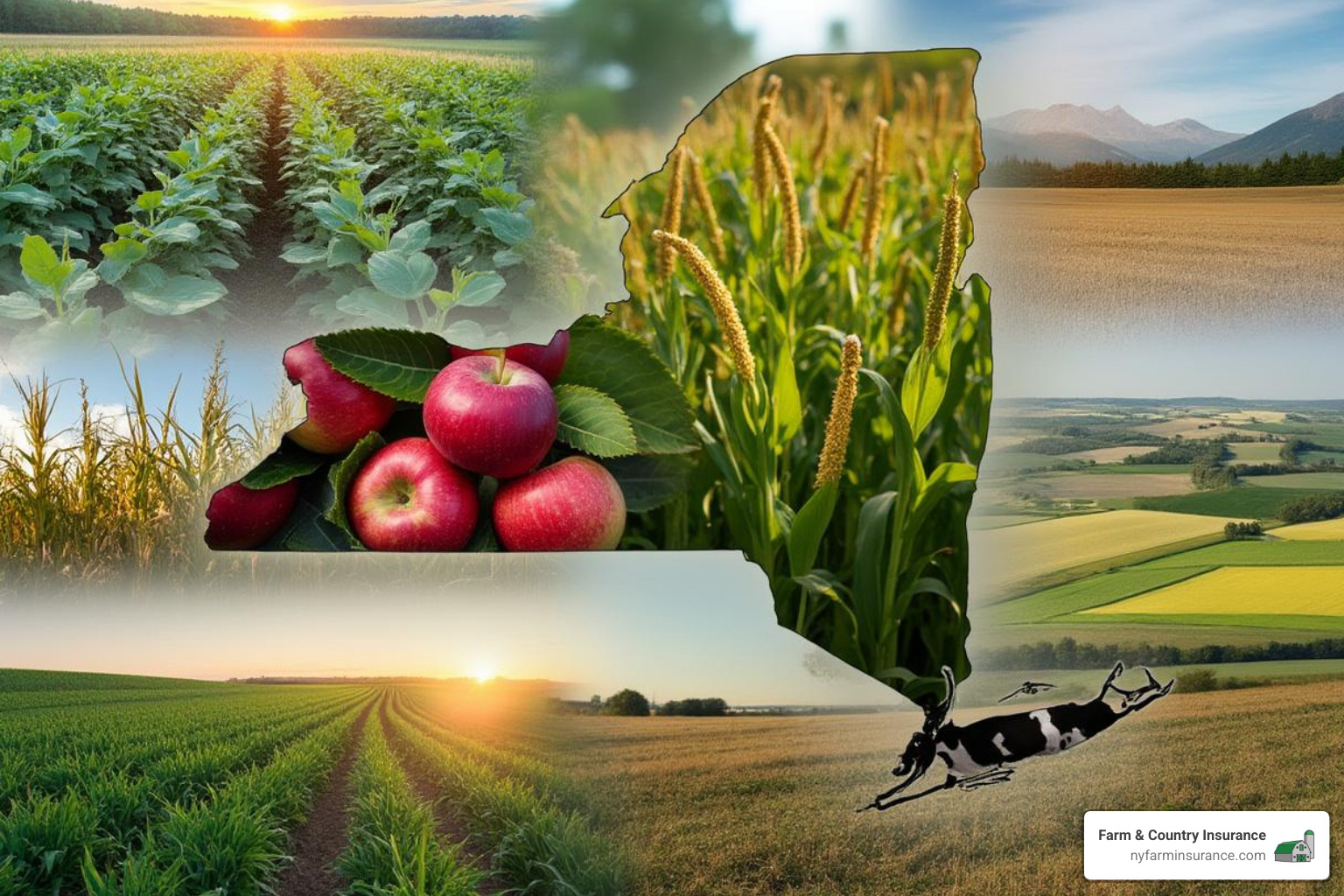 Chart showing different crop insurance policy options - NY state crop insurance
