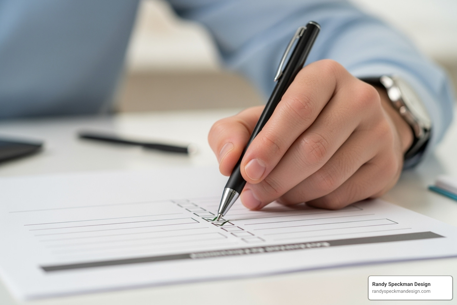 checklist or evaluation form - conversion optimisation company