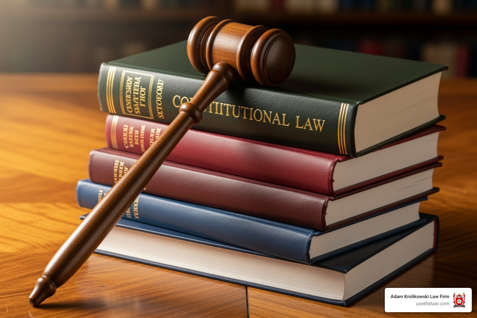 Gavel resting on a law book - breast implant lawyer
