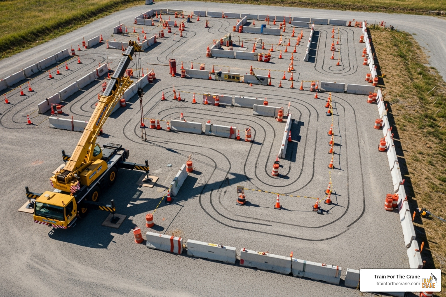test site layout for the practical exam - nccco crane practice test