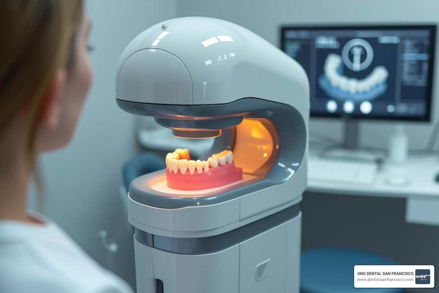 A modern dental technology like a 3D scanner - best dental office in san francisco