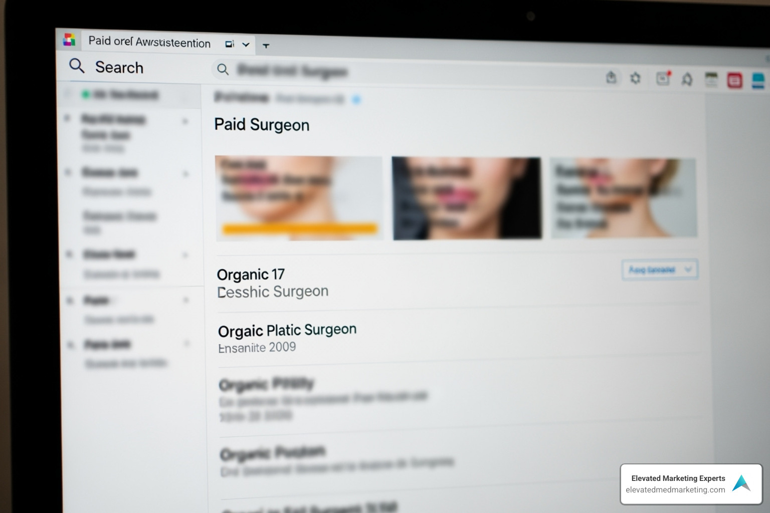 Google Ads search result for plastic surgeon - healthcare marketing strategies Google Ads search result for plastic surgeon - healthcare marketing strategies