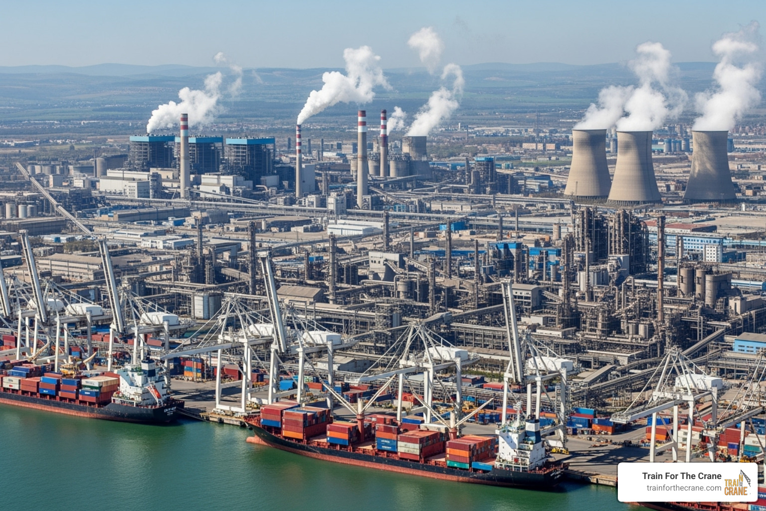 various industrial settings - Industrial crane operator various industrial settings - Industrial crane operator