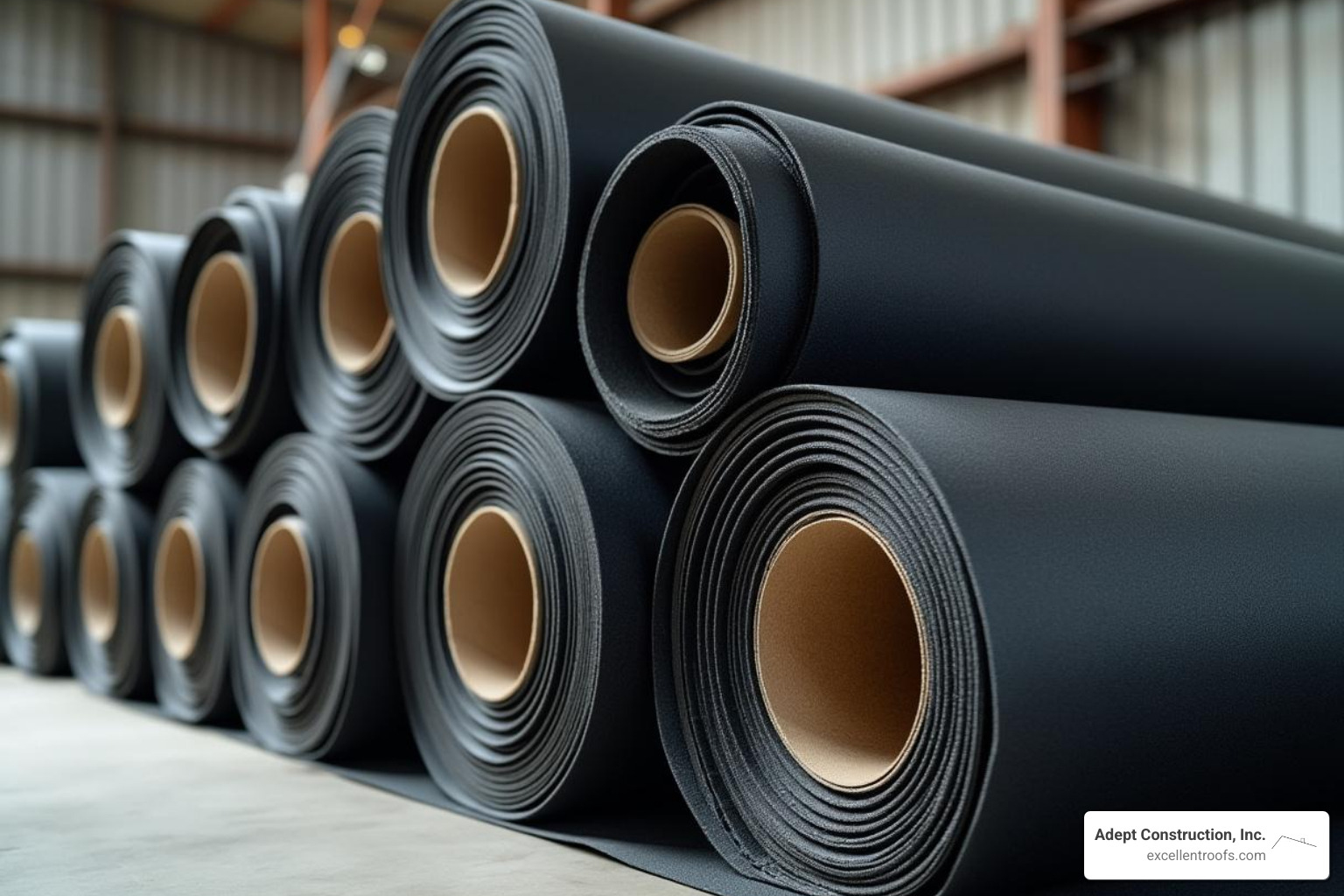 rolls of flat roofing materials - replace flat roof naperville il