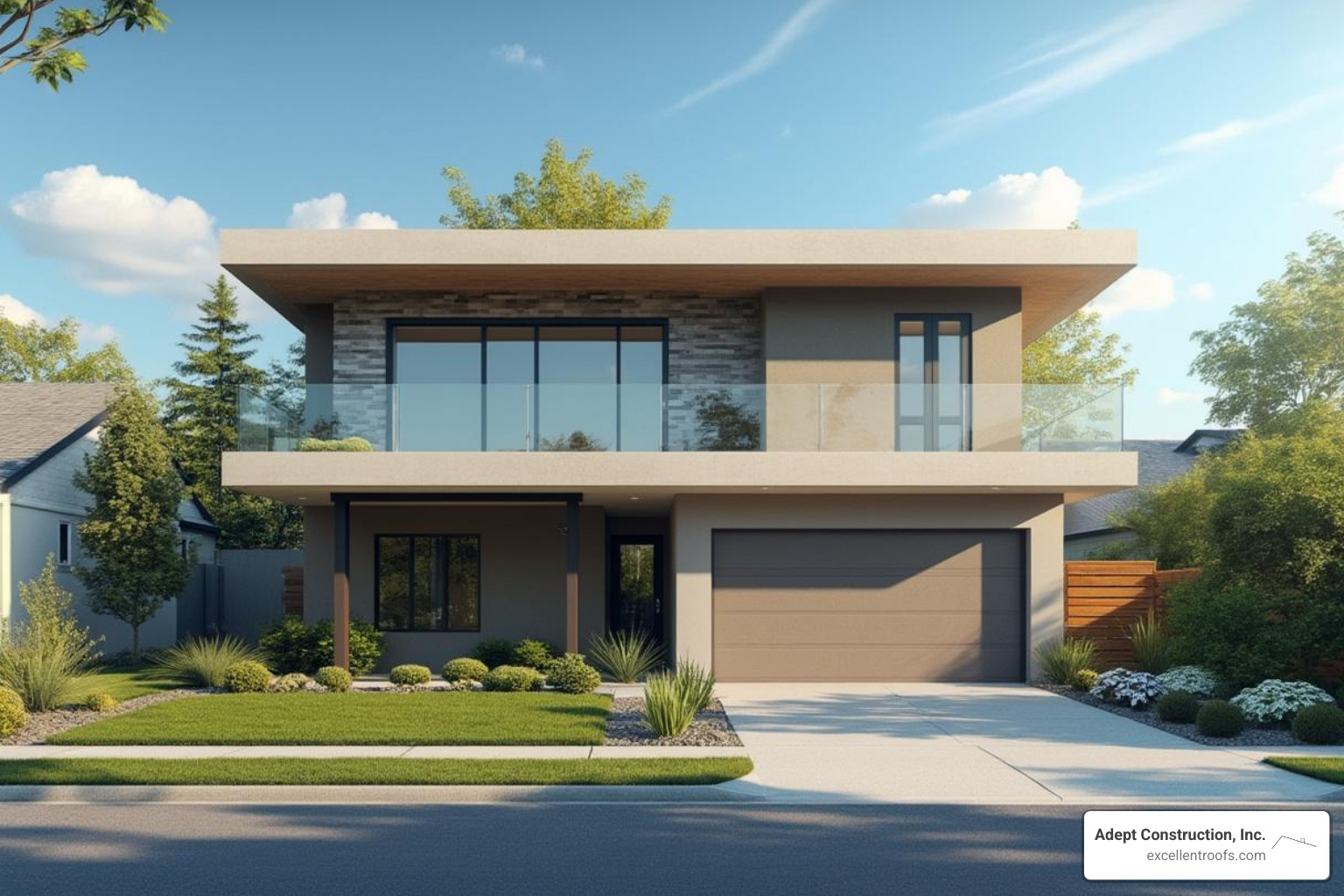 modern residential flat roof - replace flat roof naperville il