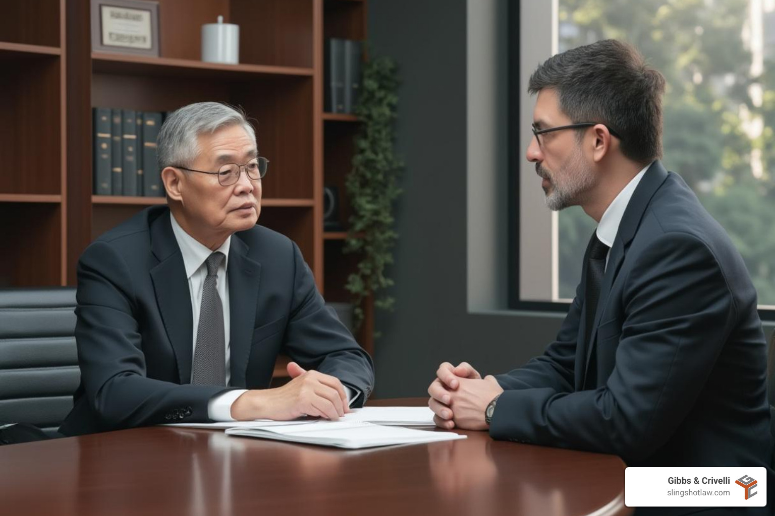 lawyer consulting with an injured client - Austin workplace accident lawyer lawyer consulting with an injured client - Austin workplace accident lawyer