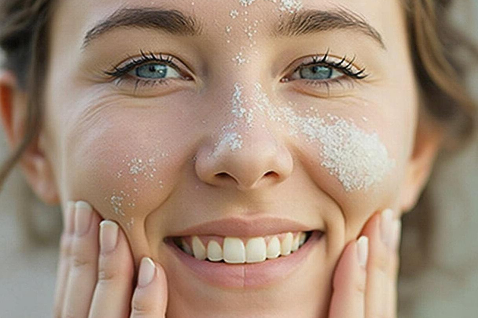 A person reading the ingredient label on a cosmetic bottle, with a magnifying glass hovering over the text. - Best natural beauty brands A person reading the ingredient label on a cosmetic bottle, with a magnifying glass hovering over the text. - Best natural beauty brands