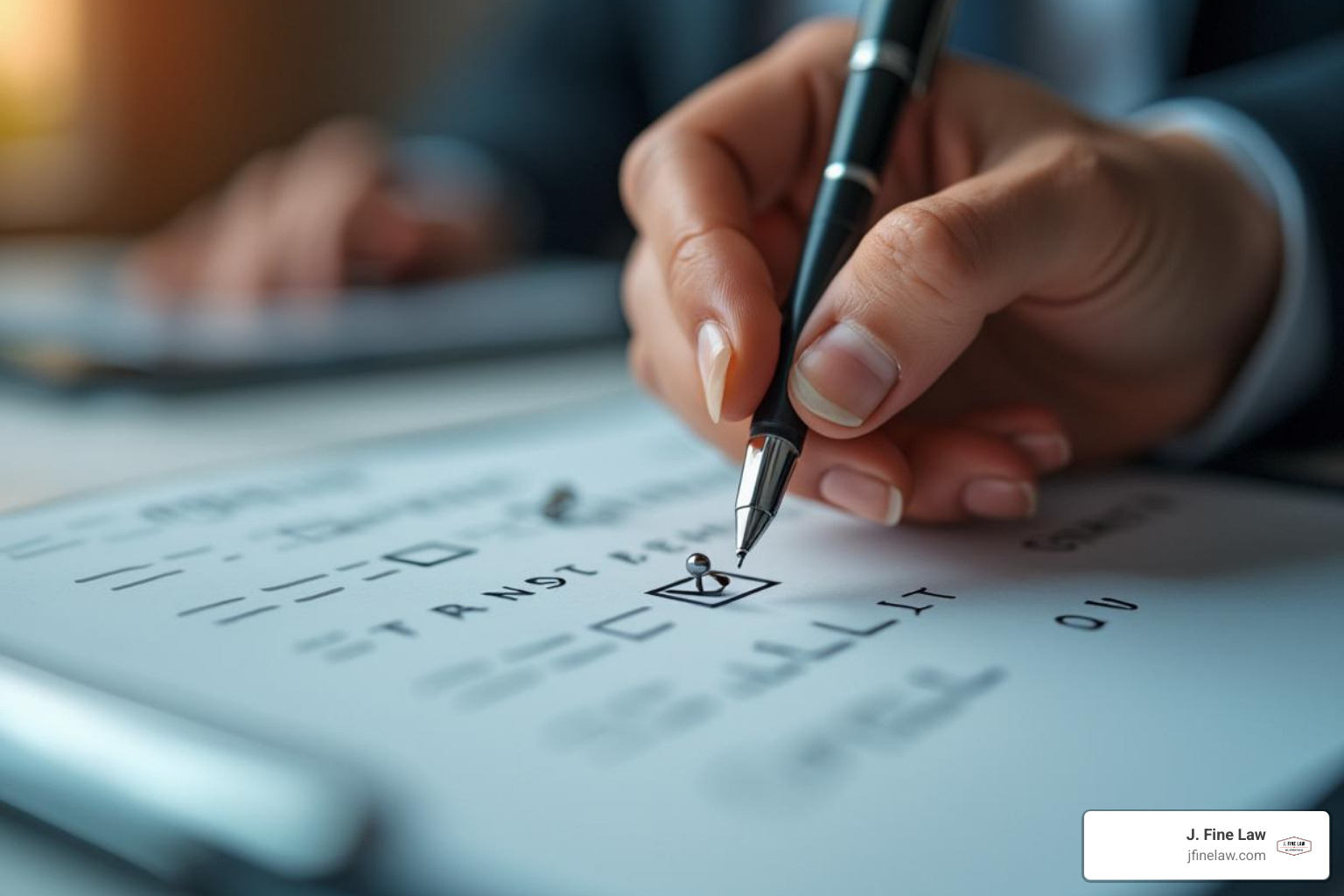 A checklist for choosing a lawyer - truck accident compensation attorney