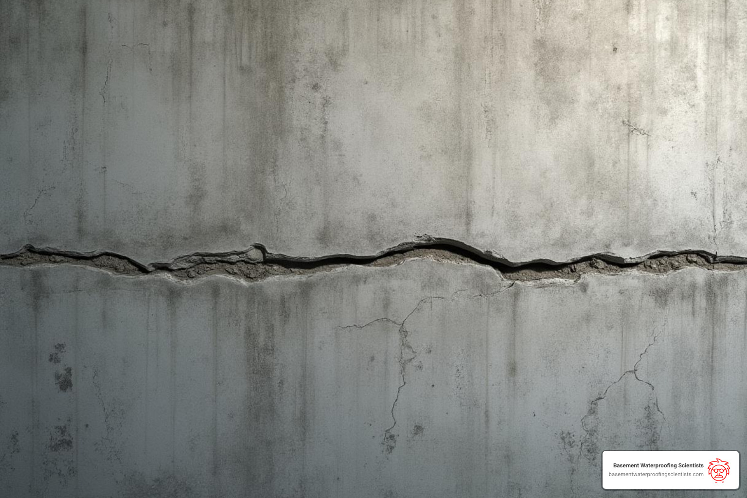 horizontal foundation crack - foundation crack repair near me