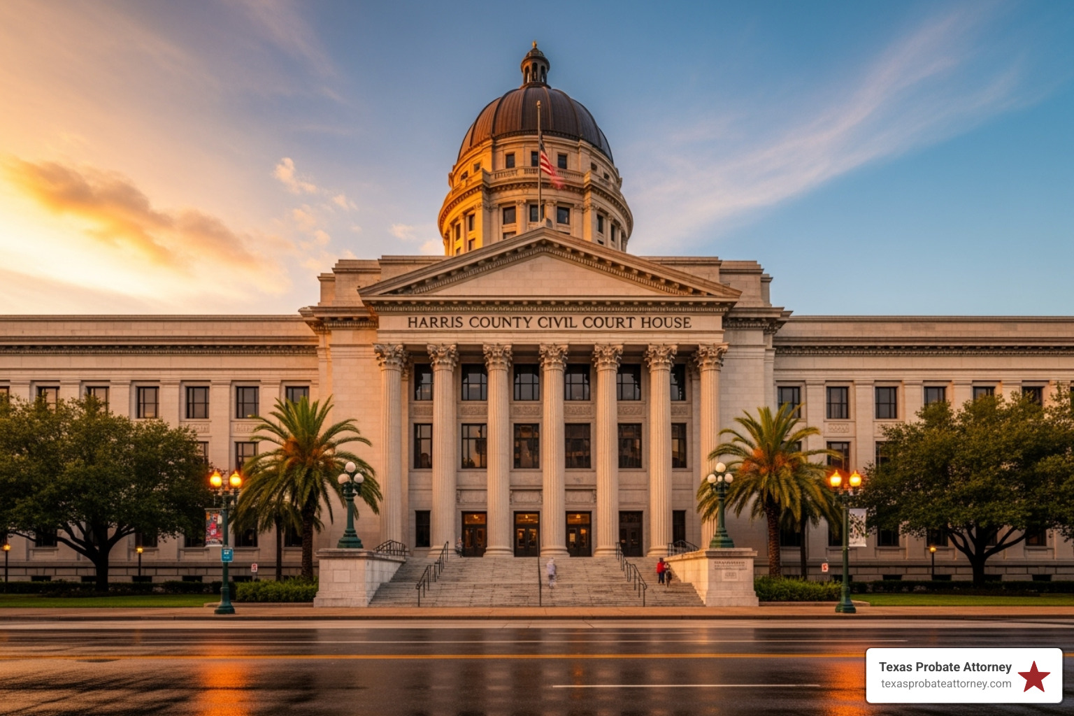 image of the Harris County Civil Courthouse - muniment of title texas