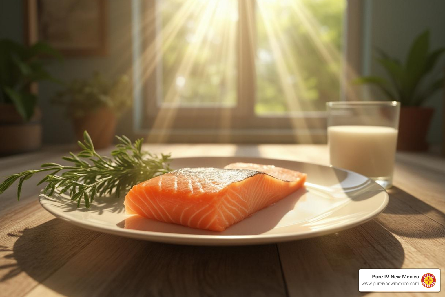 natural vitamin D sources like the sun, fatty fish, and fortified milk - vitamin d infusion