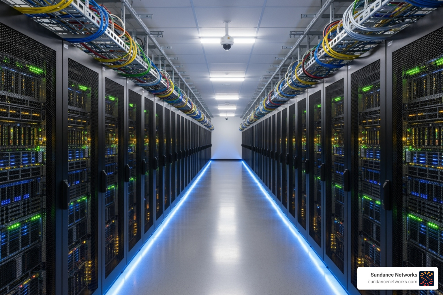 secure data center server rack - fully managed it support