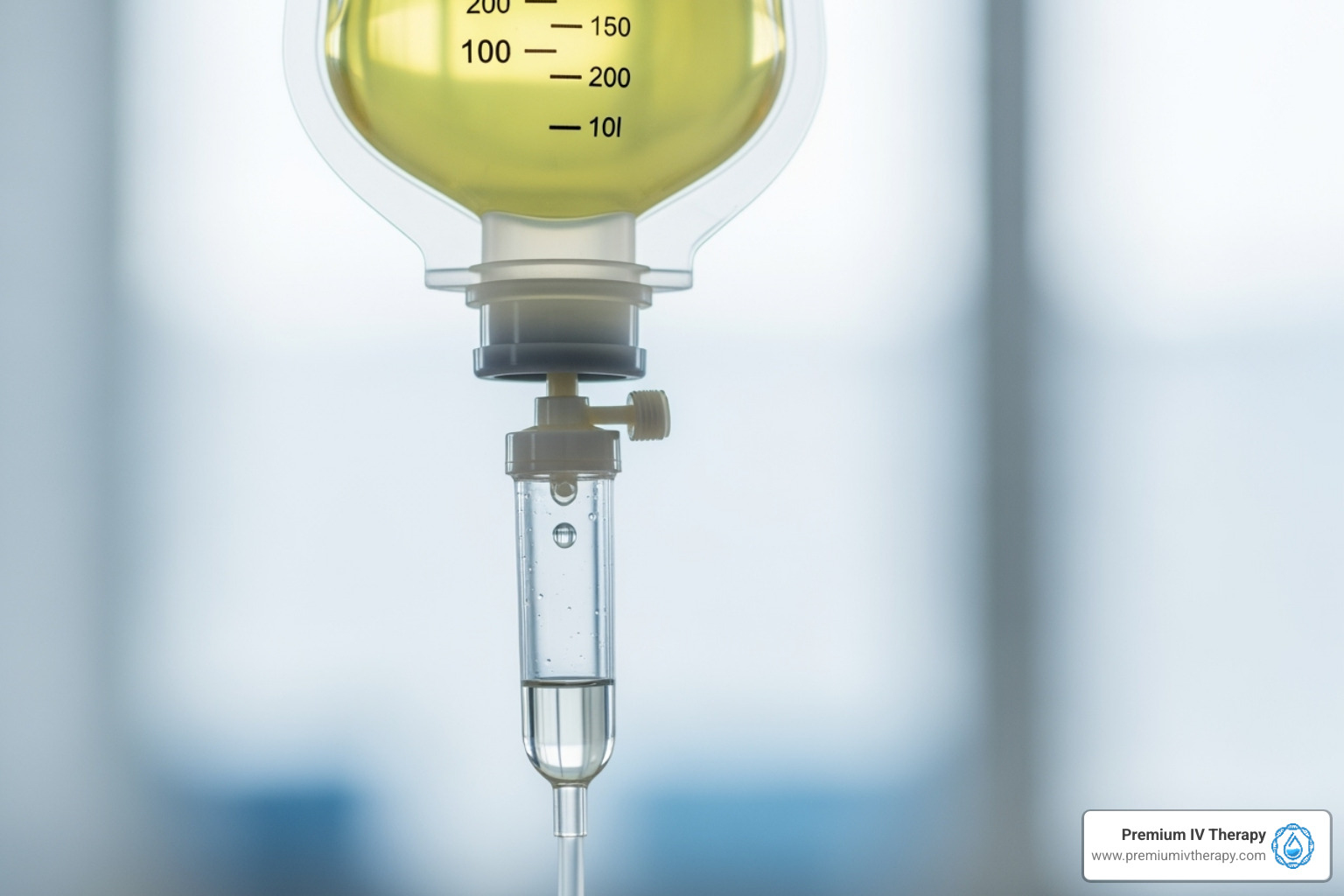 IV bag with vitamin-rich fluid - iv drip to lose weight