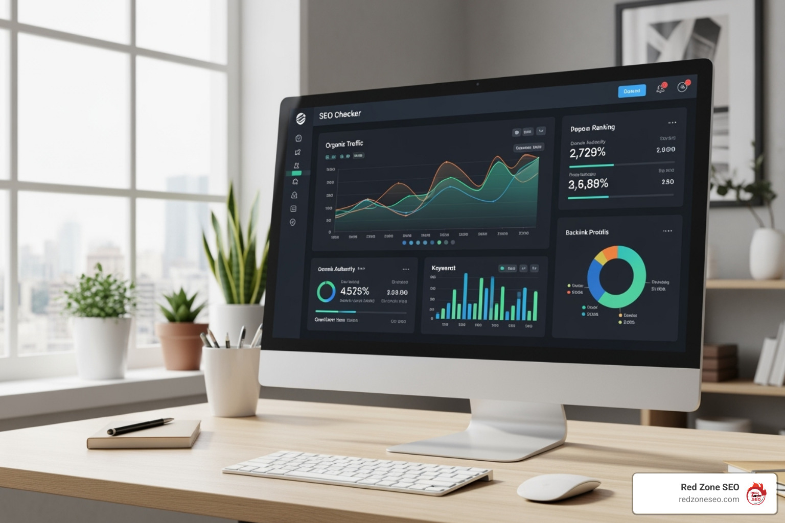 SEO checker tool's dashboard - how to check on page seo