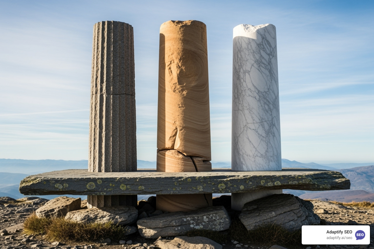 diagram showing the three pillars of SEO - what is search engine optimization
