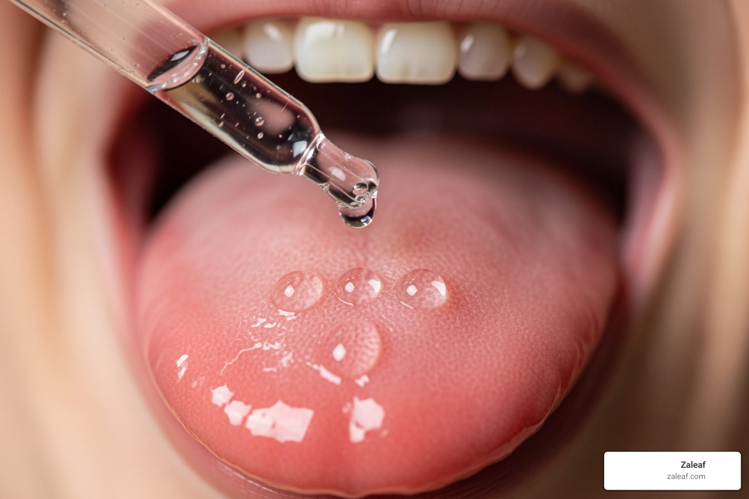 illustrating sublingual absorption under the tongue - Delta 8 tinctures online