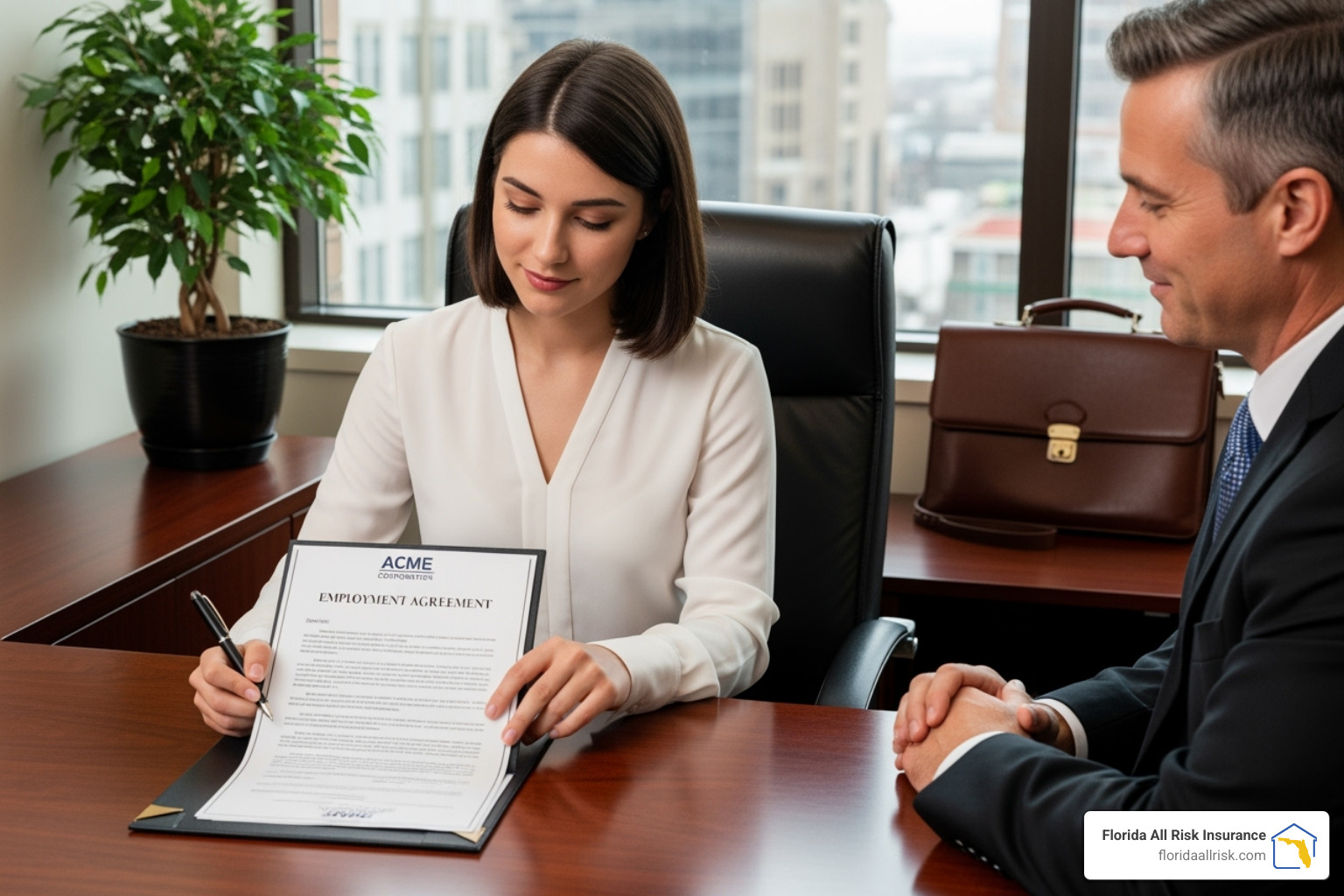 Person signing an employment contract - how many people to create group health insurance plan Person signing an employment contract - how many people to create group health insurance plan