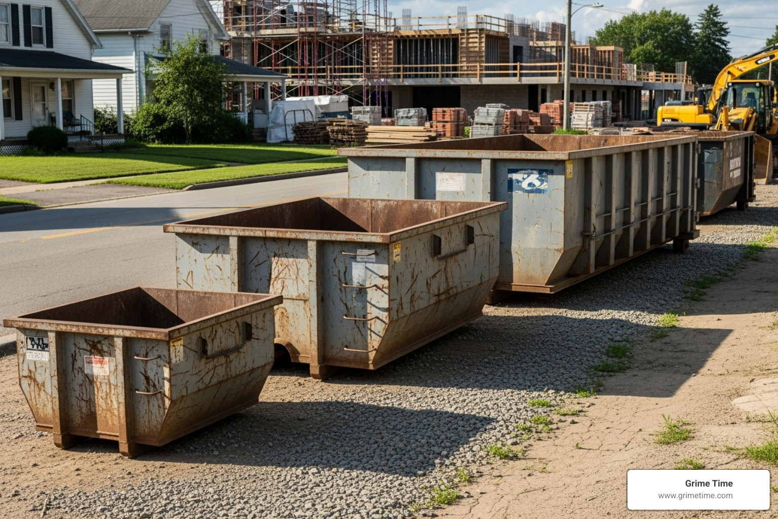 different dumpster sizes - How to rent a dumpster
