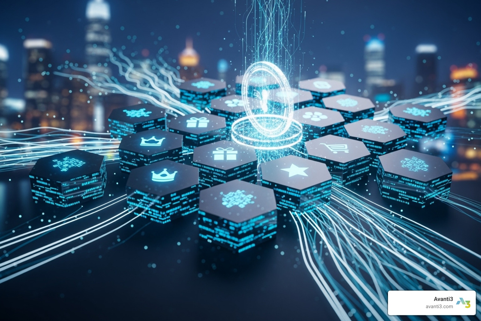 person overwhelmed by loyalty cards - loyalty programs using blockchain