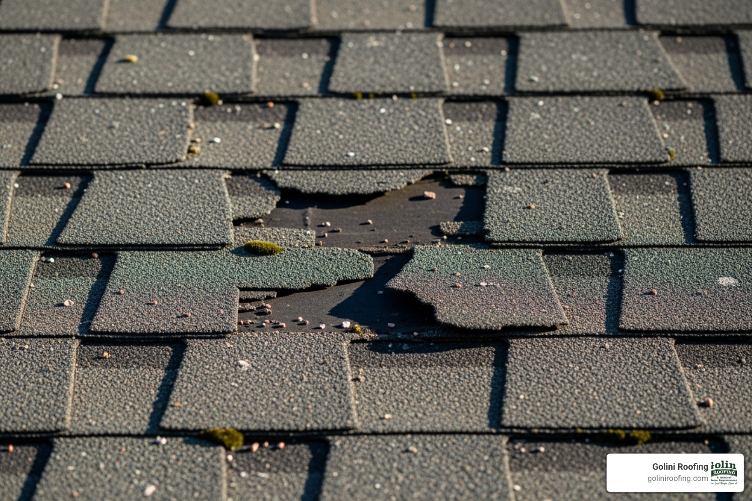 Curled and missing asphalt shingles - Roof installation Reading MA Curled and missing asphalt shingles - Roof installation Reading MA