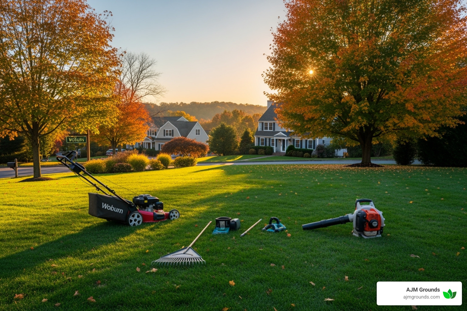 A common lawn disease like brown patch for easy identification - lawn care woburn ma