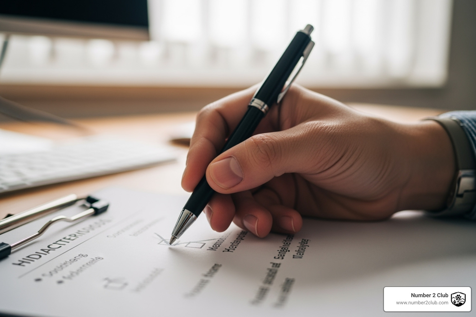 of a checklist for hiring a service provider - Commercial dog waste removal
