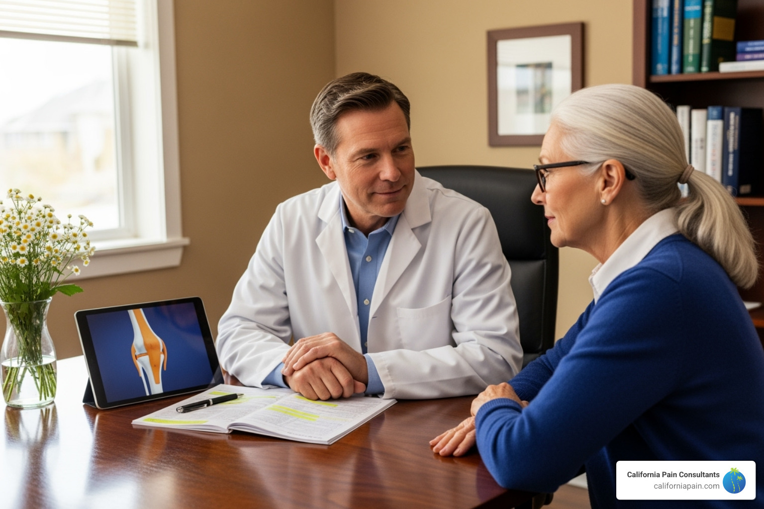 doctor and patient discussing a treatment plan - what is the treatment for chronic pain