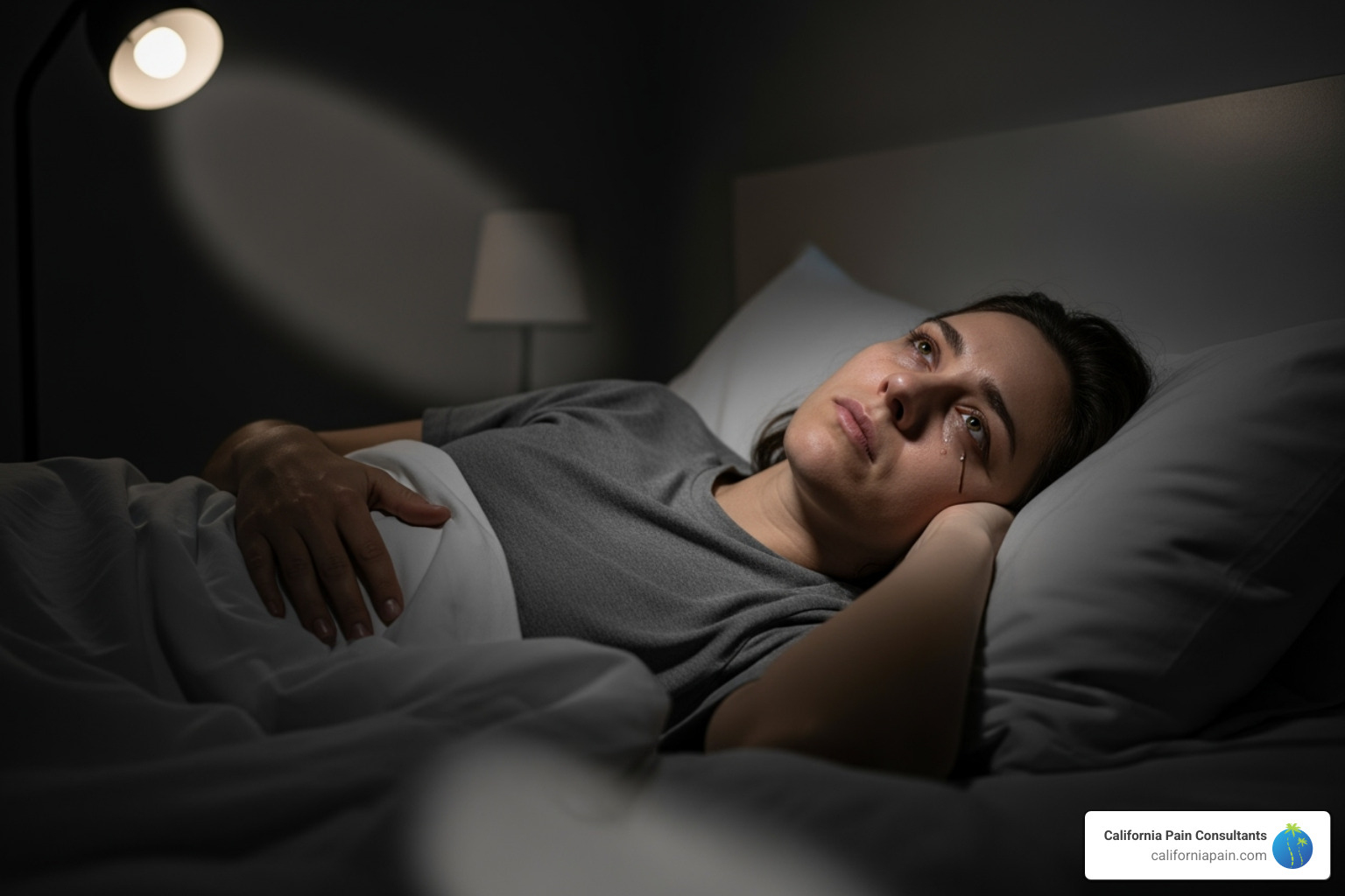 illustrating the cycle of pain, poor sleep, and depression - what is the treatment for chronic pain